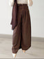 Pantalon à pince Élégant marron de la marque Charmosa